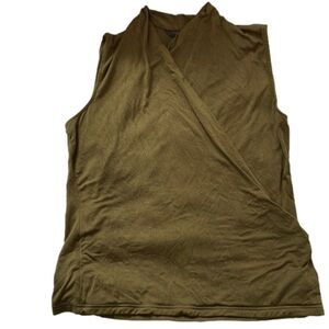 Banana republic size large wrap style top in brownish green
